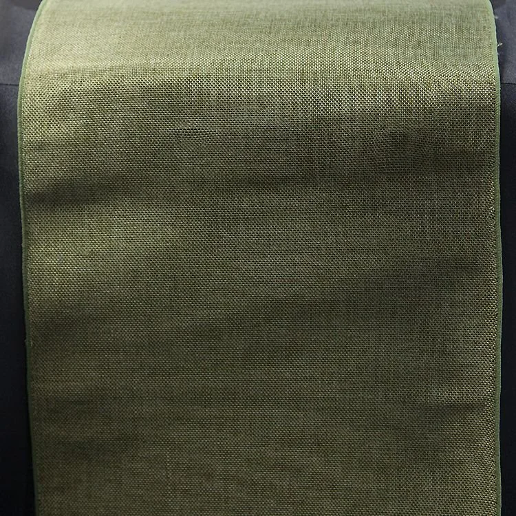 Hire linen chair sashes for weddings and events, available in a selection of colours and professionally fitted in various styles. Co-ordinating linen table runners also available.