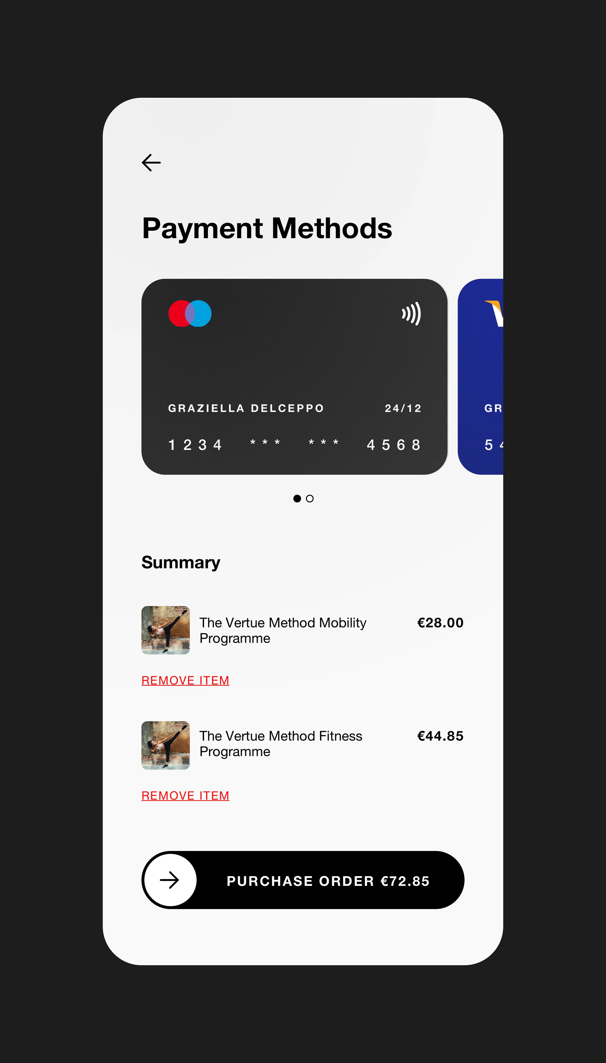 Daily UI / 002 / Credit Card Checkout 