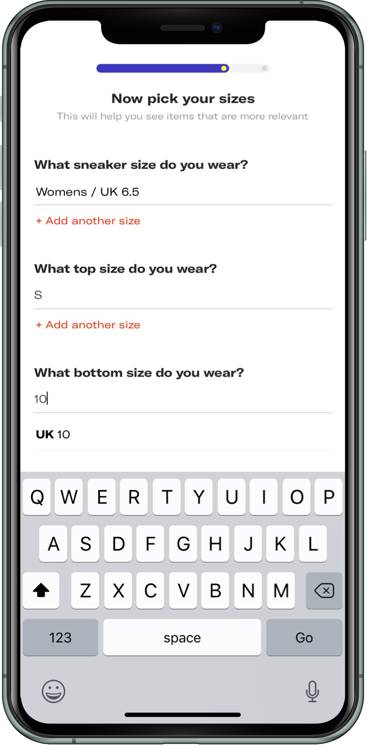 Sizes