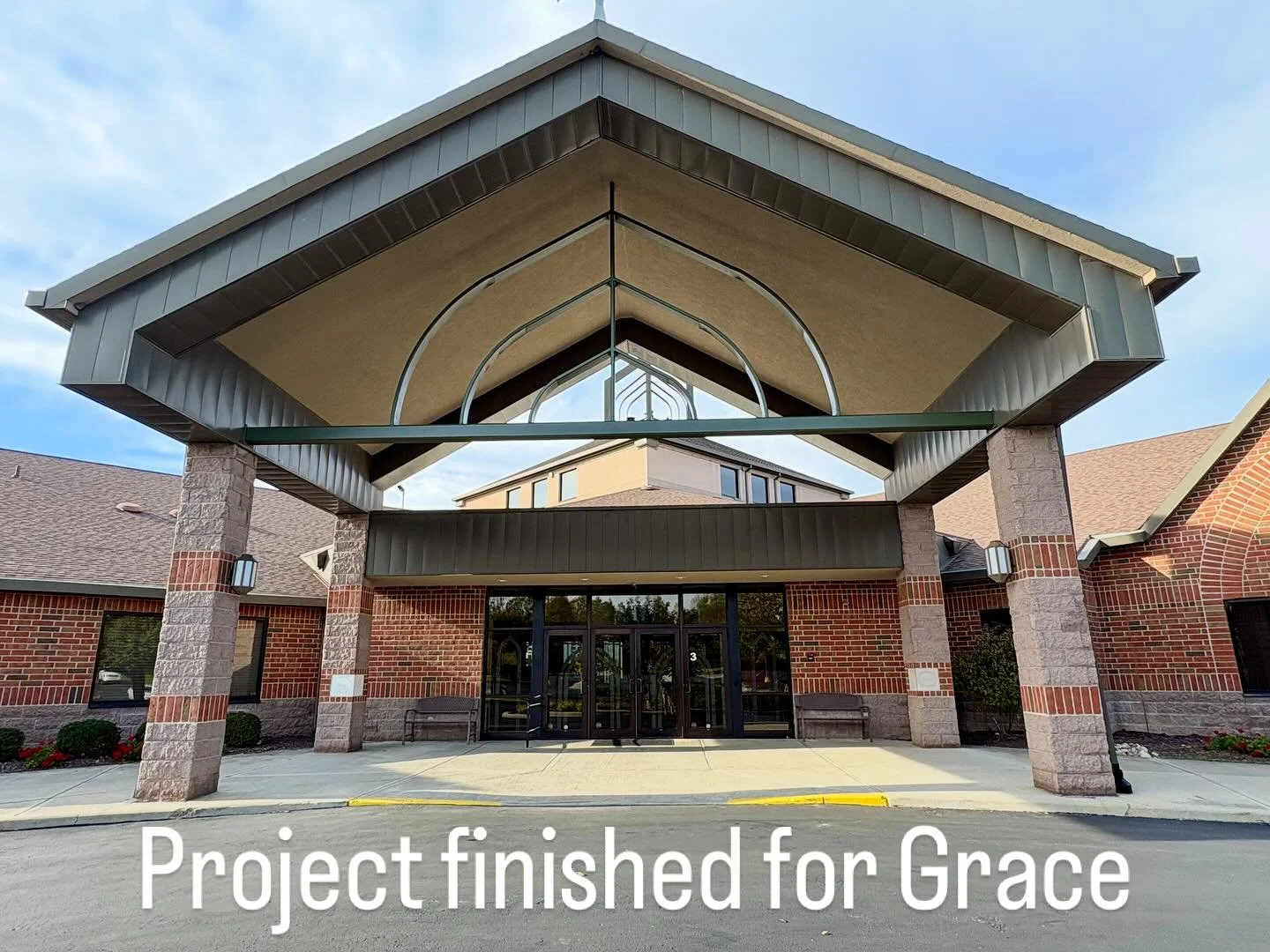Project finished for Grace Lutheran here in Springfield, OH. We're excited to be painting their narthex and banquet hall this winter. 

#nichepaintingco #springfield #springfieldpainting #ohio #sherwinwilliams #paintingcompany #commercialpainting