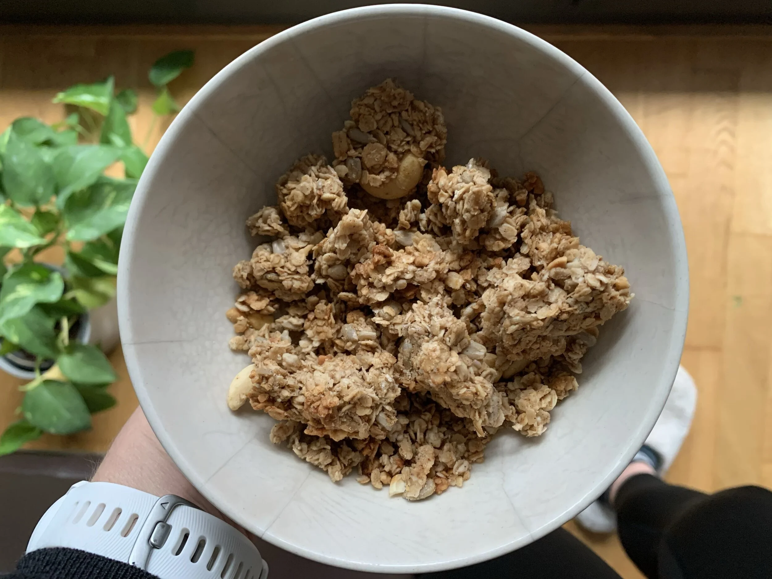 Emily's famous crunchy granola recipe