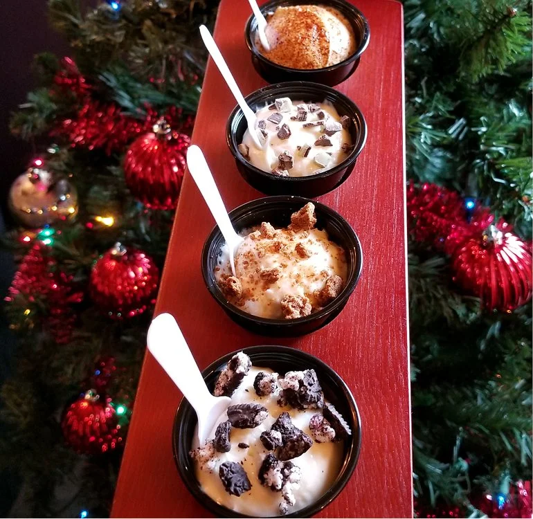 Holiday Cheesecake Flight