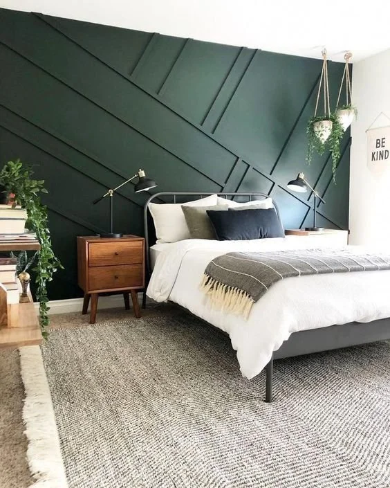 Green accent wall.jpeg