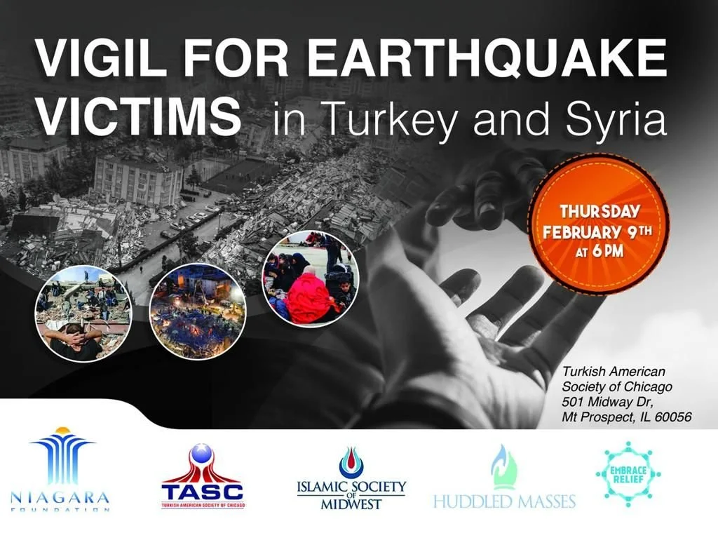 VIGIL FOR EARTHQUAKE VICTIMS IN TURKIYE AND SYRIA