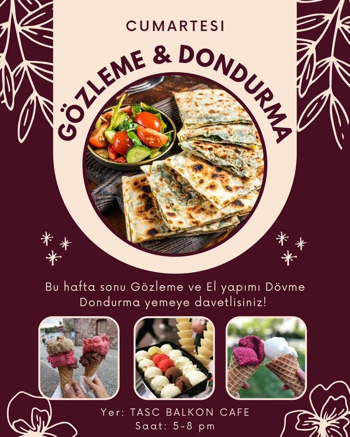 Bake Sale-Turkish Traditional Gozleme 