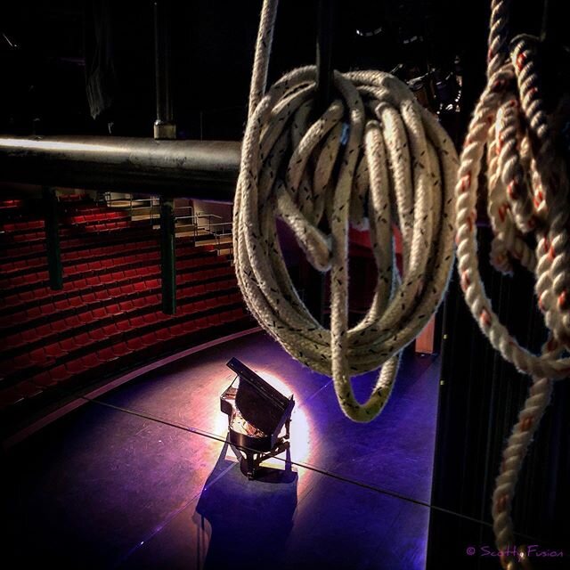 From the wings. 
Ready and waiting 1 of 5
#theatre #flyrail #stageleft #concert #emptyspaces