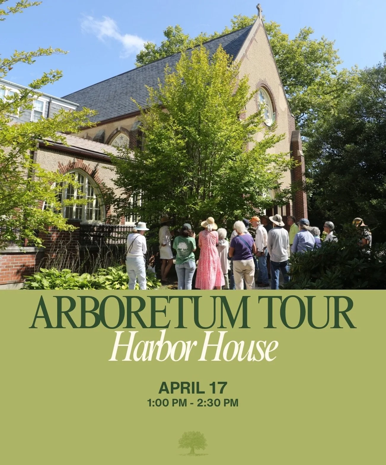 Join us to kick off arb tour season at Harbor House!🌿🌊

April 17th, from 1:00 PM - 2:30 PM. 

Link in bio to register or click below. 
https://www.newporttreeconservancy.org/events/arboretum-tour-harbor-house-eld35-7jlgc-syhm2