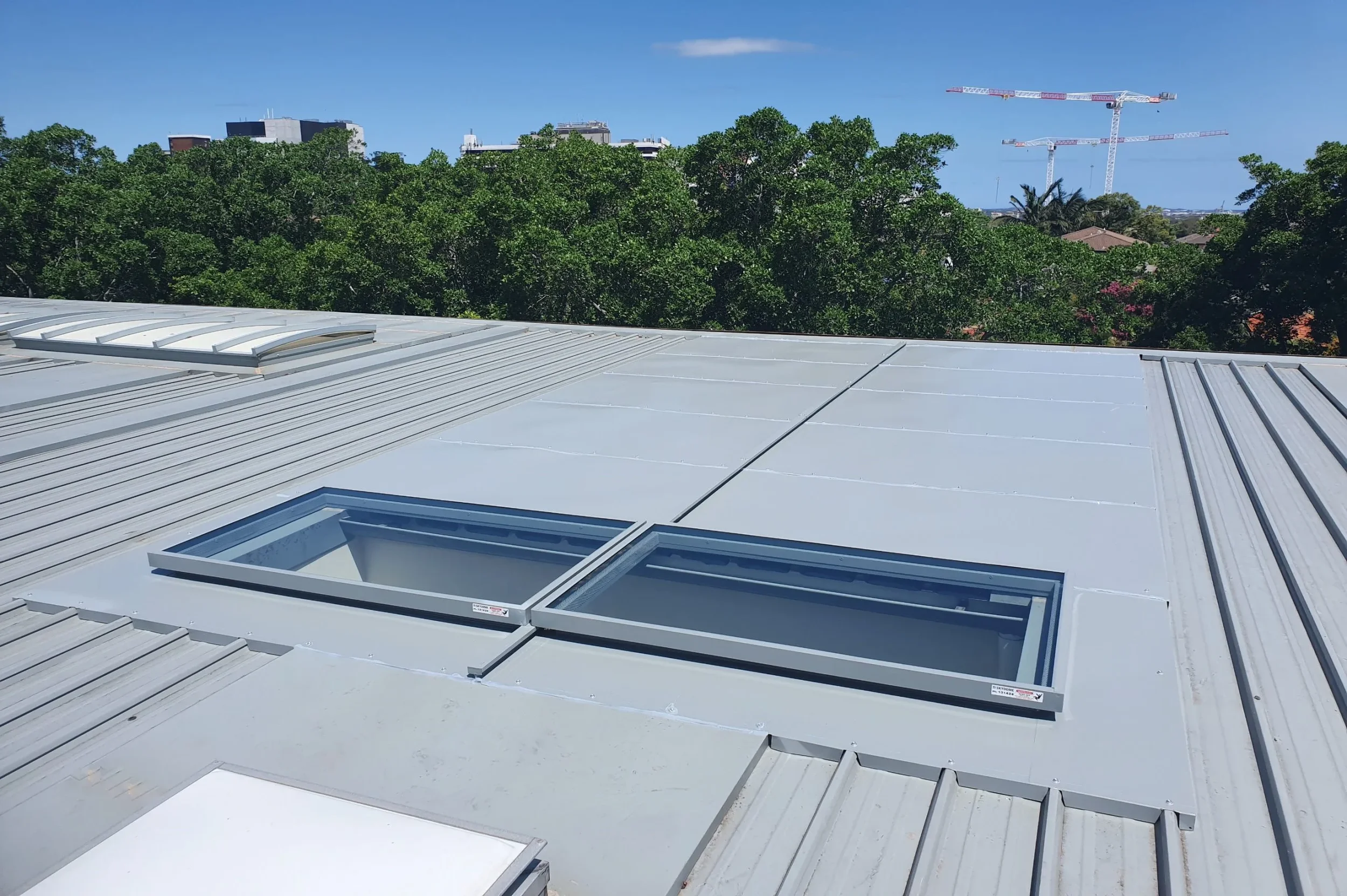 Contractor Falls Through Skylight