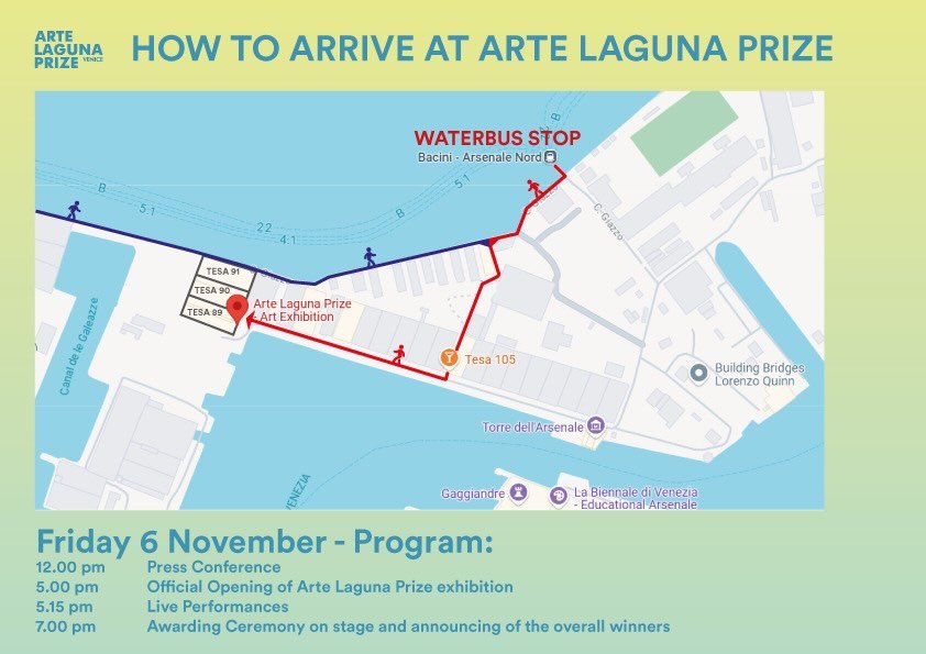 Rdv &agrave; Venise! Cet &eacute;crin grandeur nature pour les artiste 🧑&zwj;🎨 finalistes du concours @artelagunaprize et destin&eacute; &agrave; tous les amateurs d&rsquo;arts &hearts;️