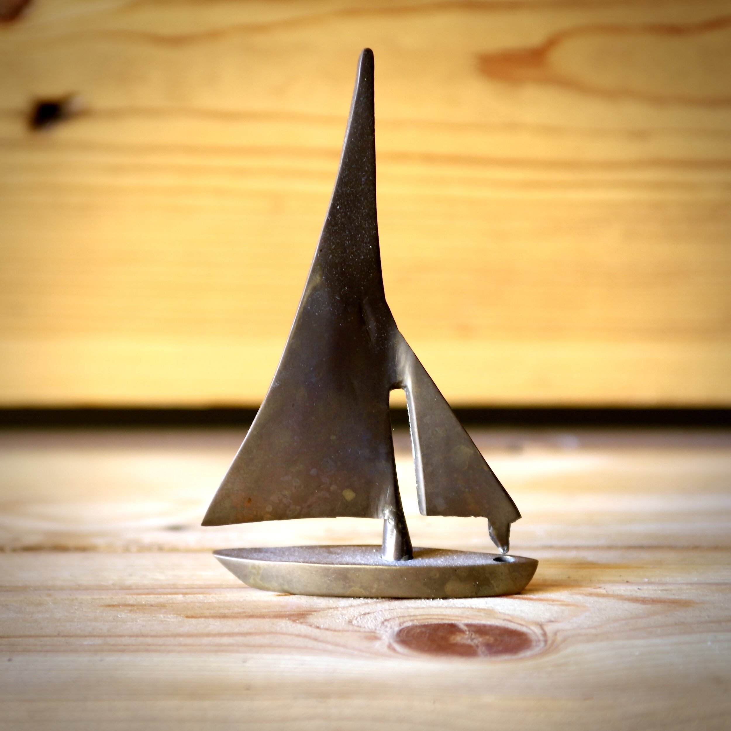 Brass Sailboat  