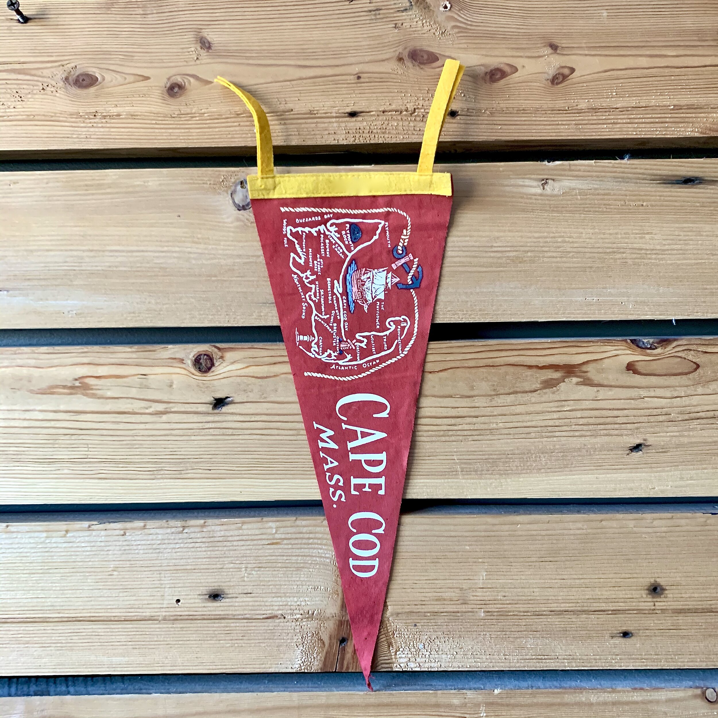 Cape Cod Mass Felt Pennant