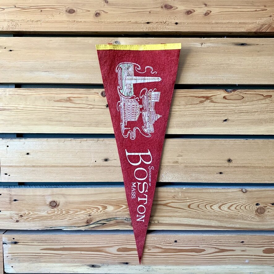Boston Mass Felt Pennant