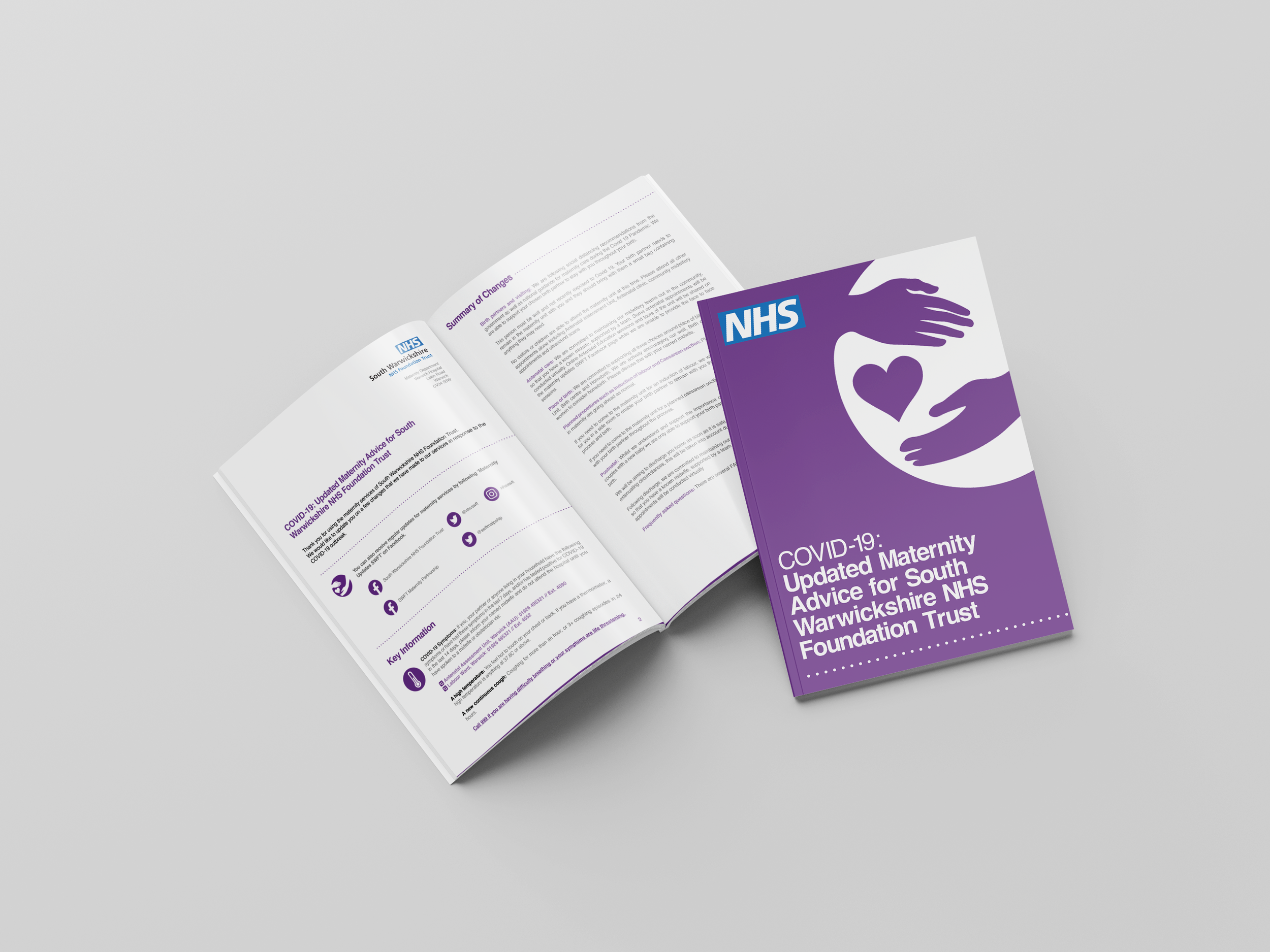 NHS COVID-19 Guidance Report Design
