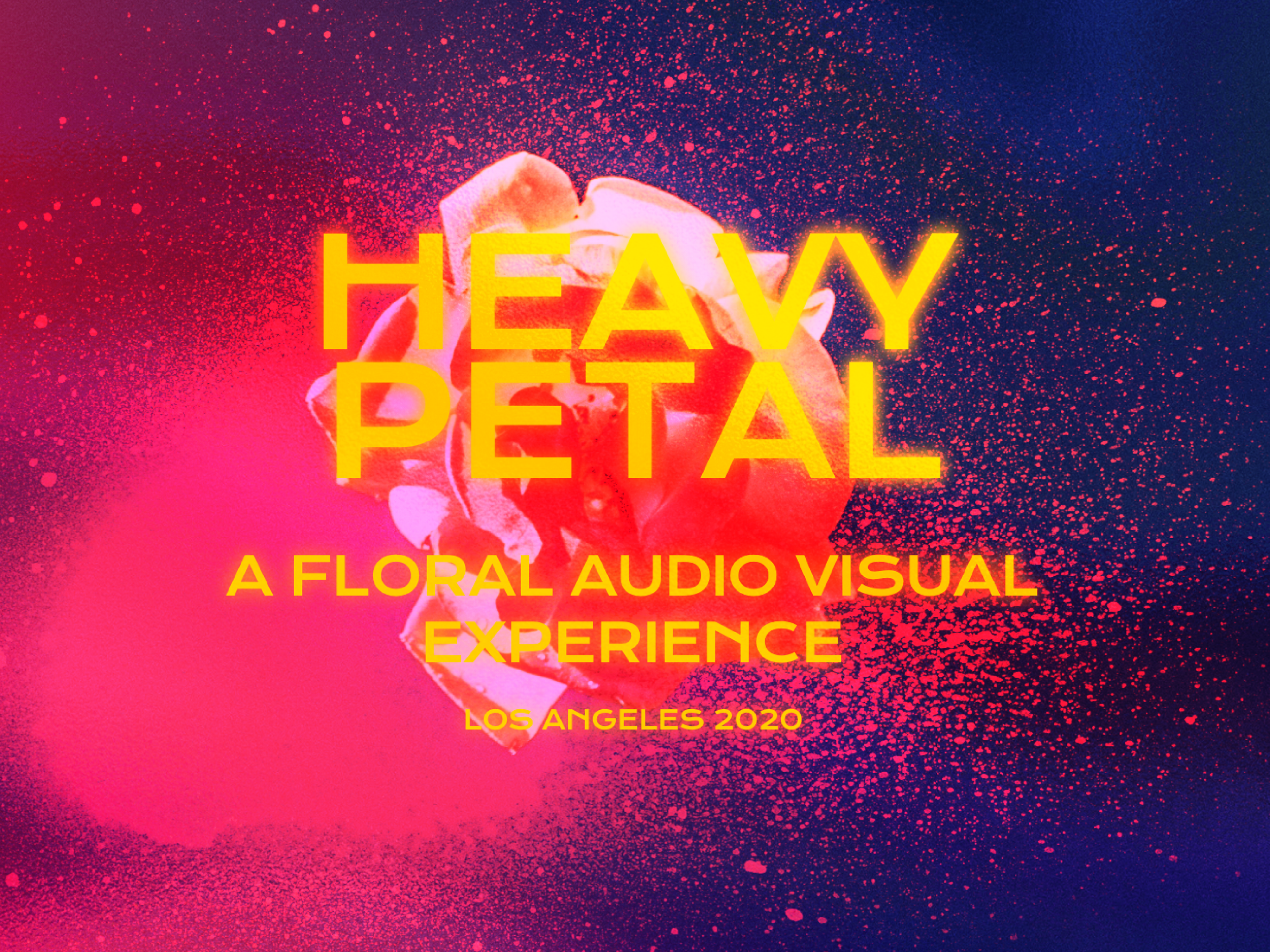 Delivering High-Quality Graphic Design Solutions for Heavy Petal, the Audio Visual Experience Event in L.A. 