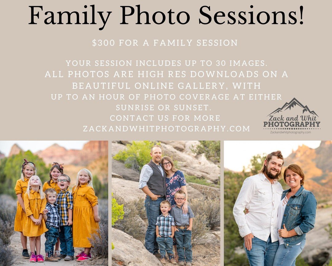 Y'all! We're very excited to be preparing for fall family photos! We're now booking from August through the rest of the year. Contact us to book your family session!