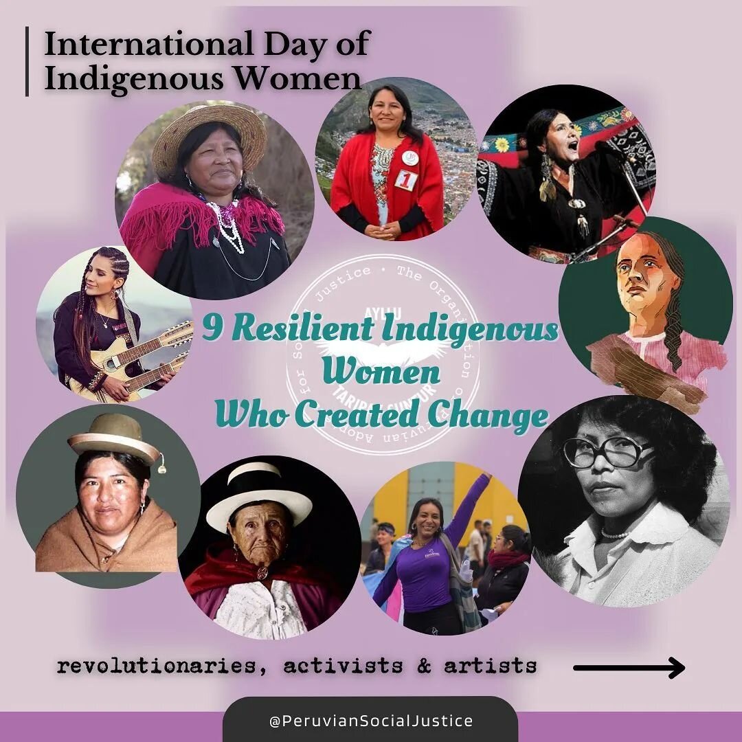 Repost @peruviansocialjustice 

We're celebrating International Day of Indigenous Women! We honor all Indigneous women, from the big cities to the remote Andean communities. We think it is important to recognize the role Indigenous women play in the 