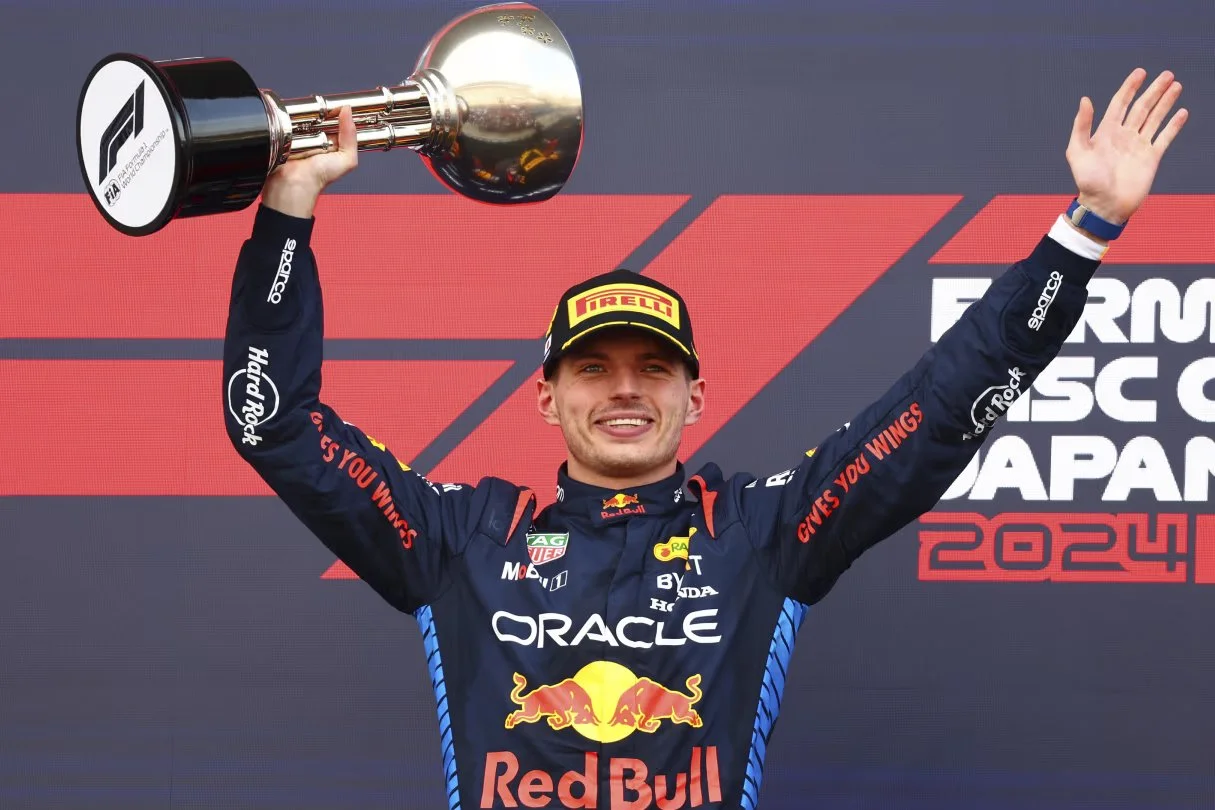 F1 2024 Japanese Grand Prix，Red Bull車隊延續統治力，Max Verstappen以絕對優勢奪得冠軍。