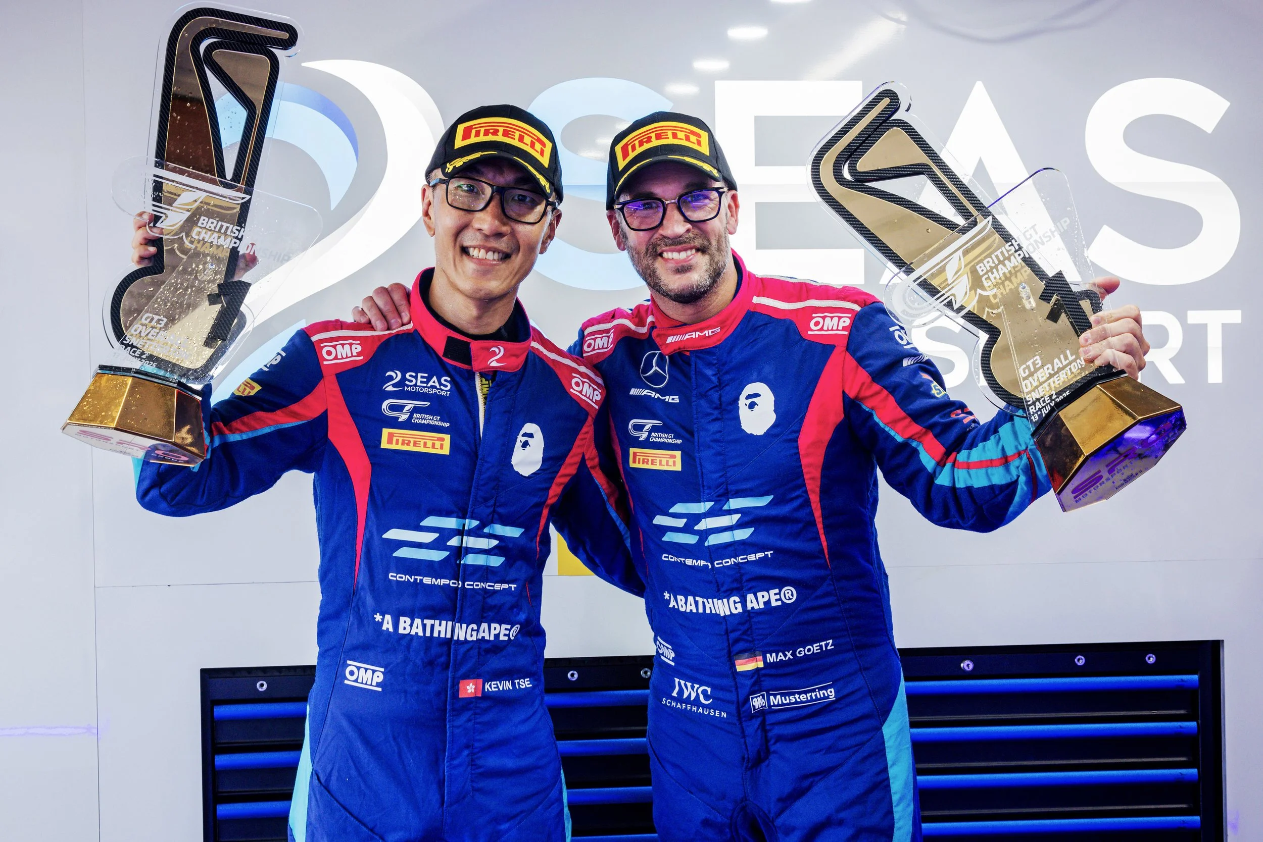 英國GT錦標賽Snetterton站，香港車手 謝榮鍵 獲本賽季第二場勝利，兩回合比賽合共勇奪一冠一亞。