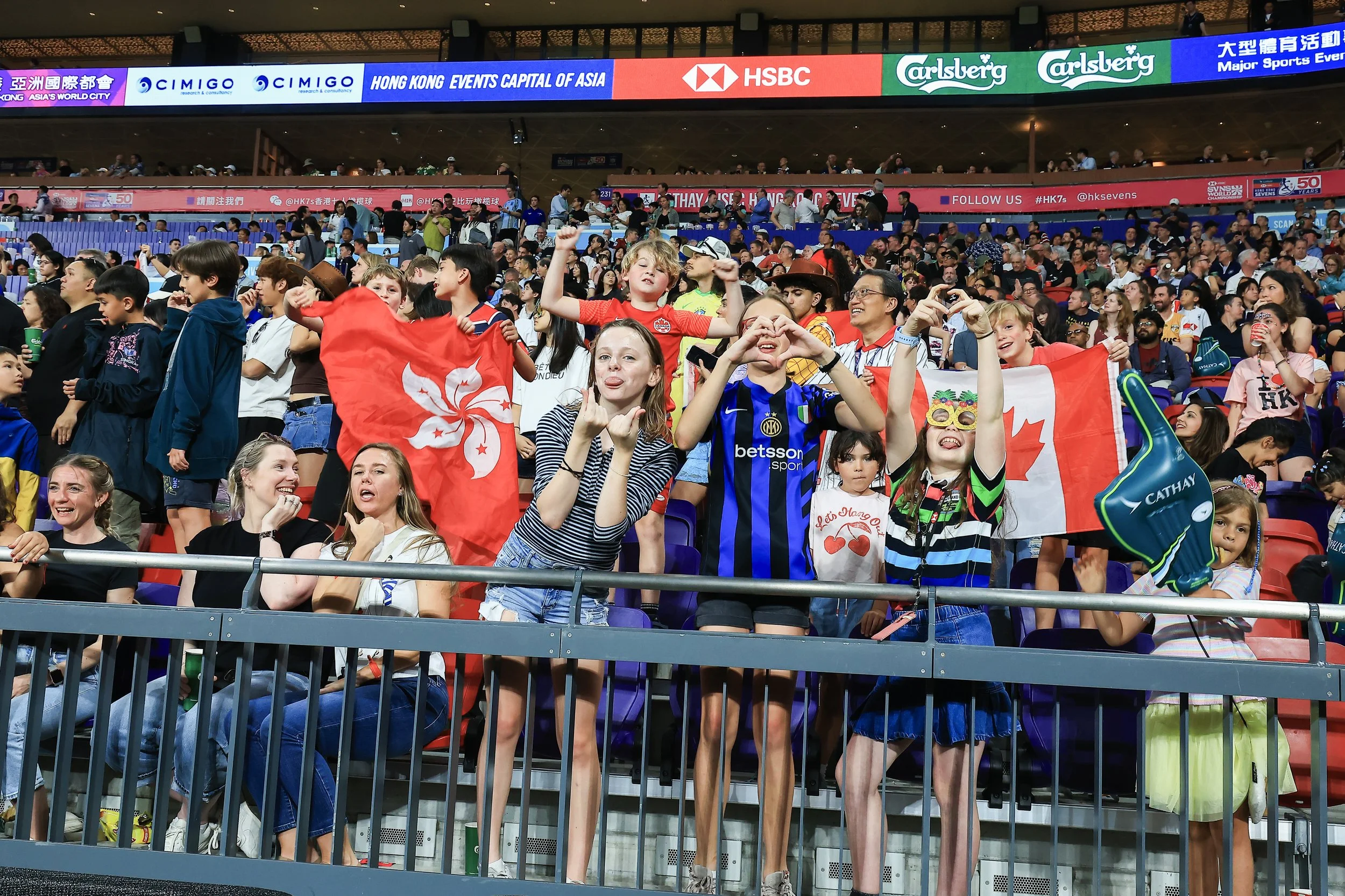 國泰/滙豐香港國際七人欖球賽50週年慶典正式展開