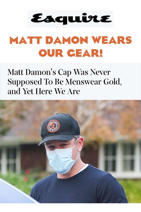 Matt Damon Wears PPFM Hat