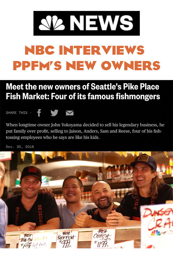 NBC News Interviews Pike Place Fish Market's New Owners