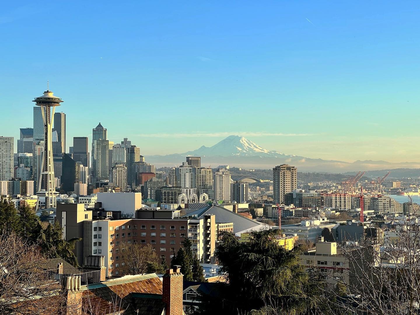 &ldquo;The whole object of travel is not to set foot on foreign land; it is at last to set foot on one&rsquo;s own country as a foreign land.&rdquo; &ndash; G.K. Chesterton. 
&bull;
Pictured here is Seattle&rsquo;s iconic skyline view, taken on a rec