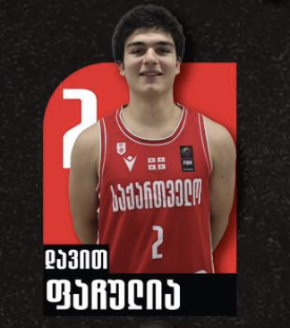 DAVIT PACHULIA, U18 GEORGIA NATIONAL TEAM