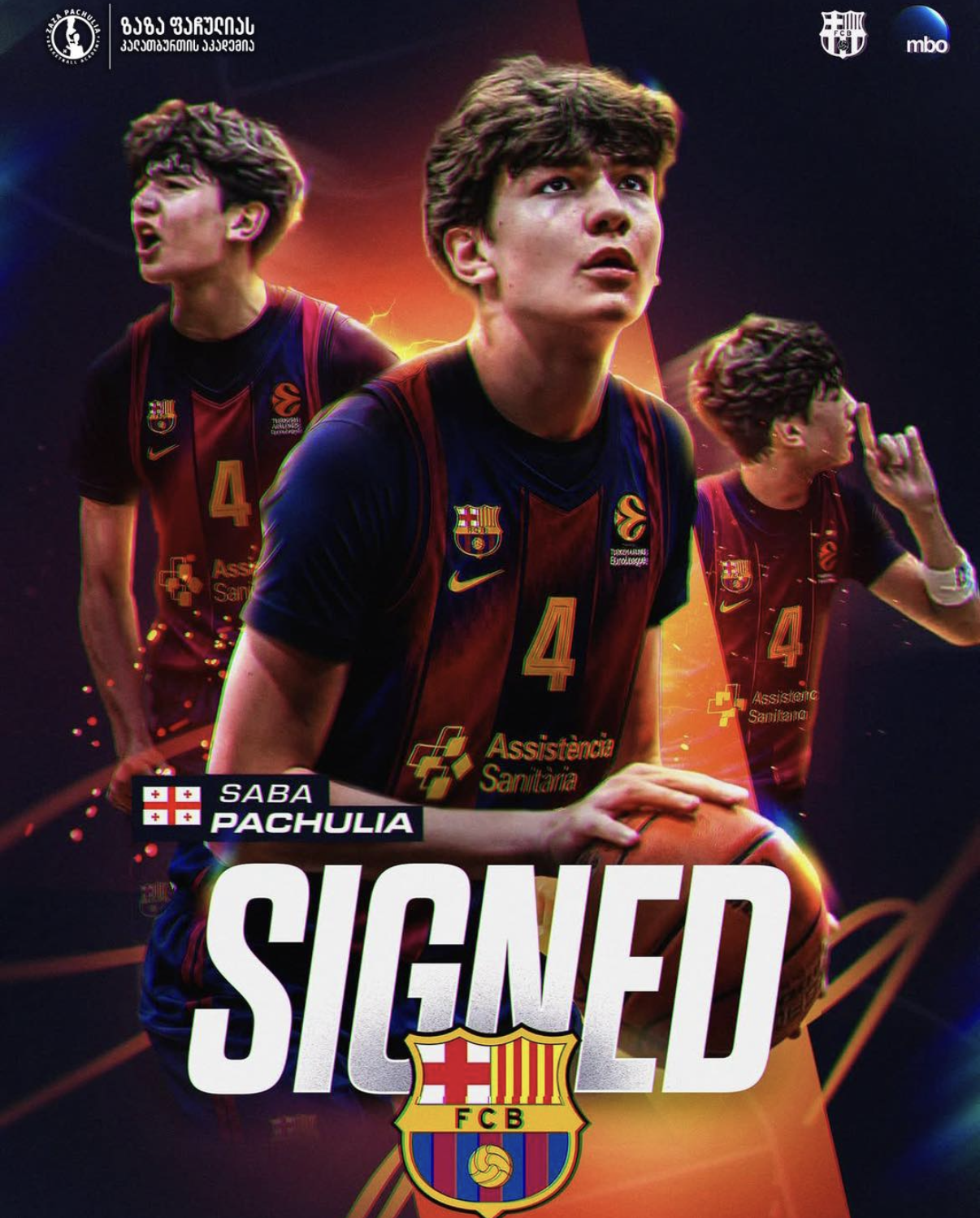 SABA PACHULIA, FCB BARCELONA and U18 GEORGIA NATIONAL TEAM