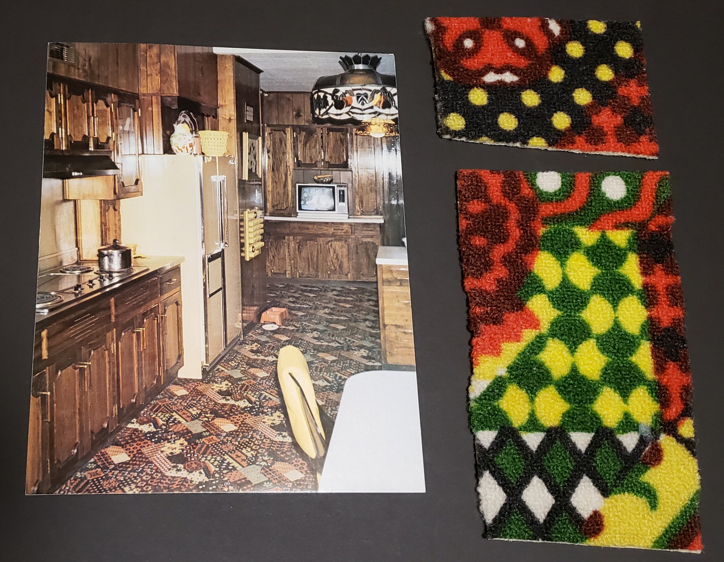 Graceland Kitchen Carpet - framed