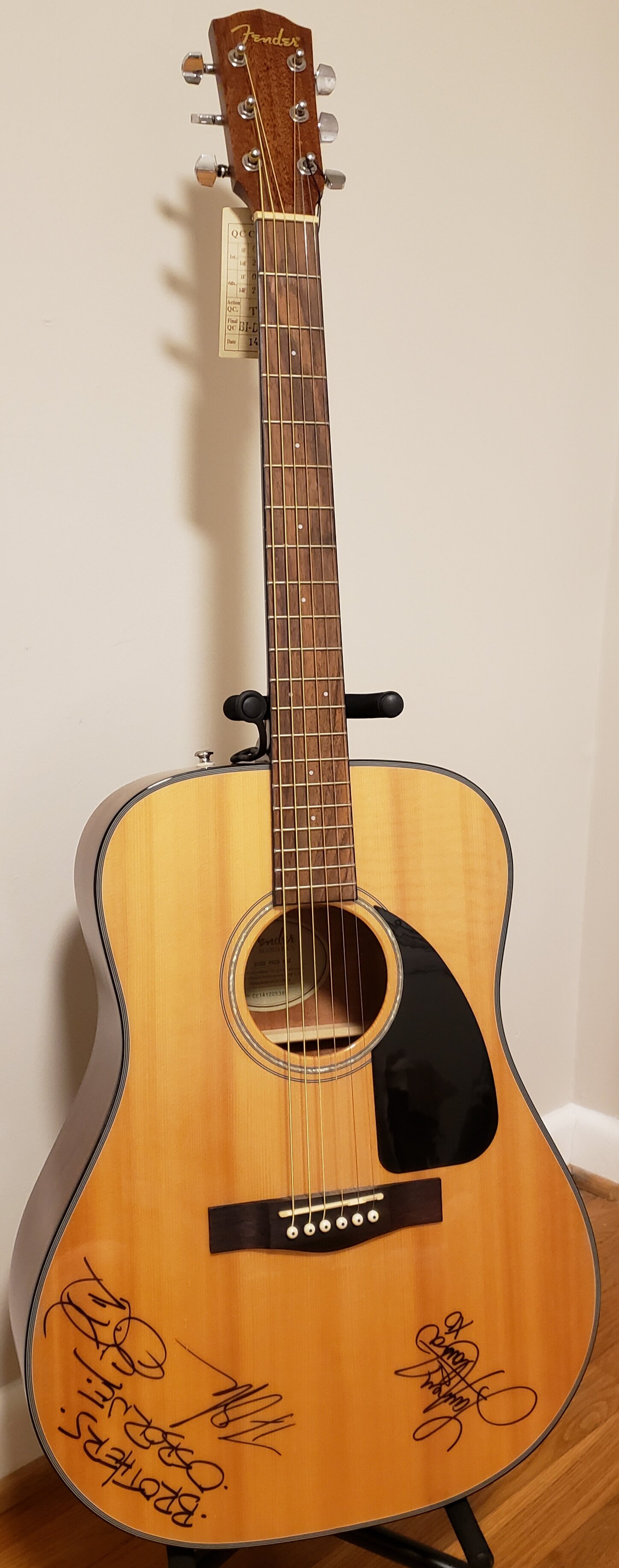 Signed Guitar - Brothers Osborne and Lauren Alaina