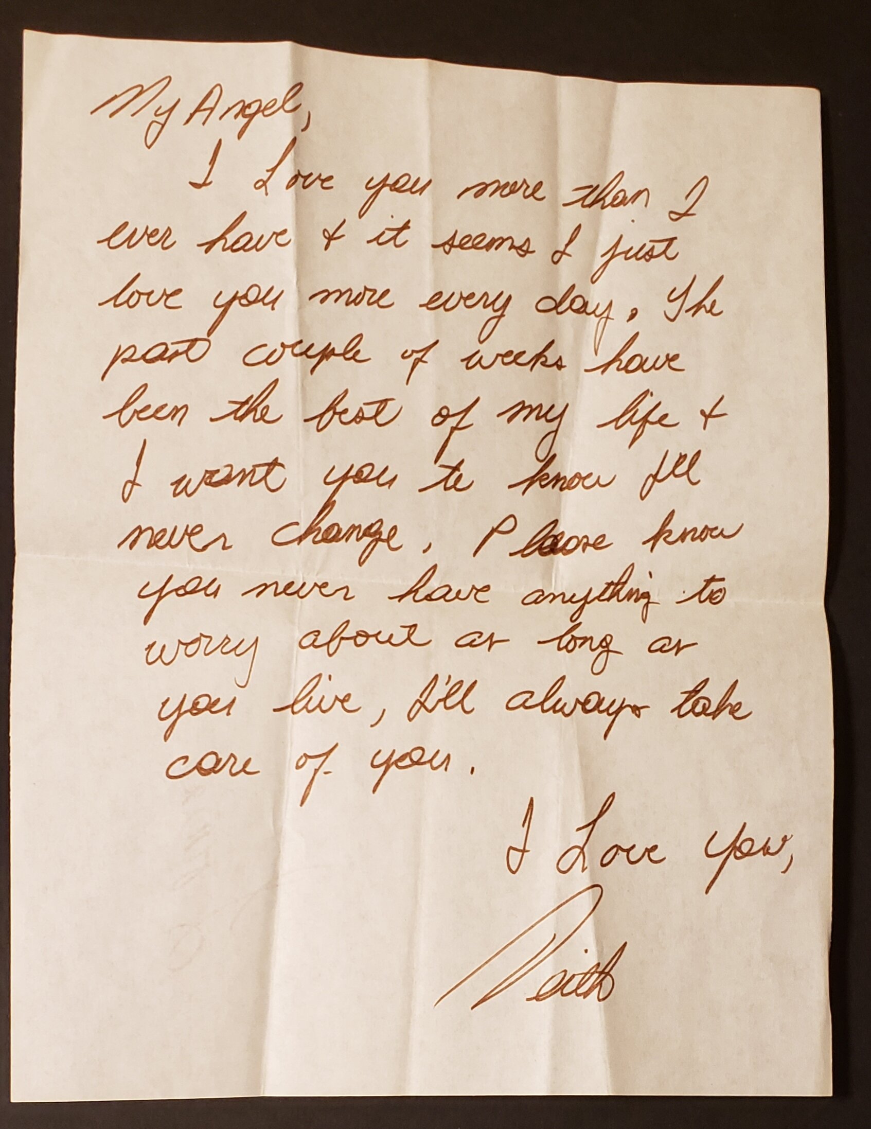 SOLD - Handwritten Letter