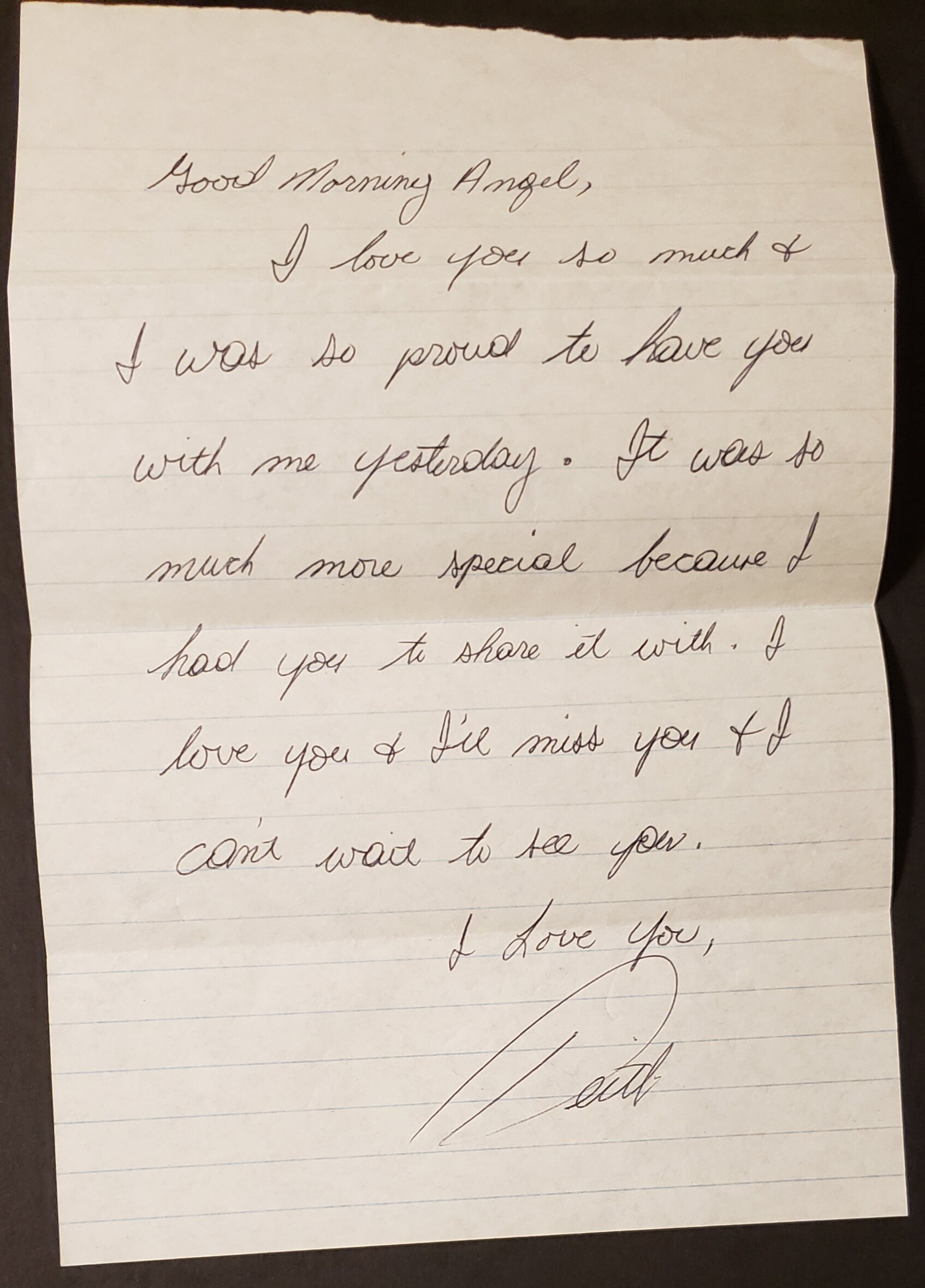 SOLD - Handwritten Letter