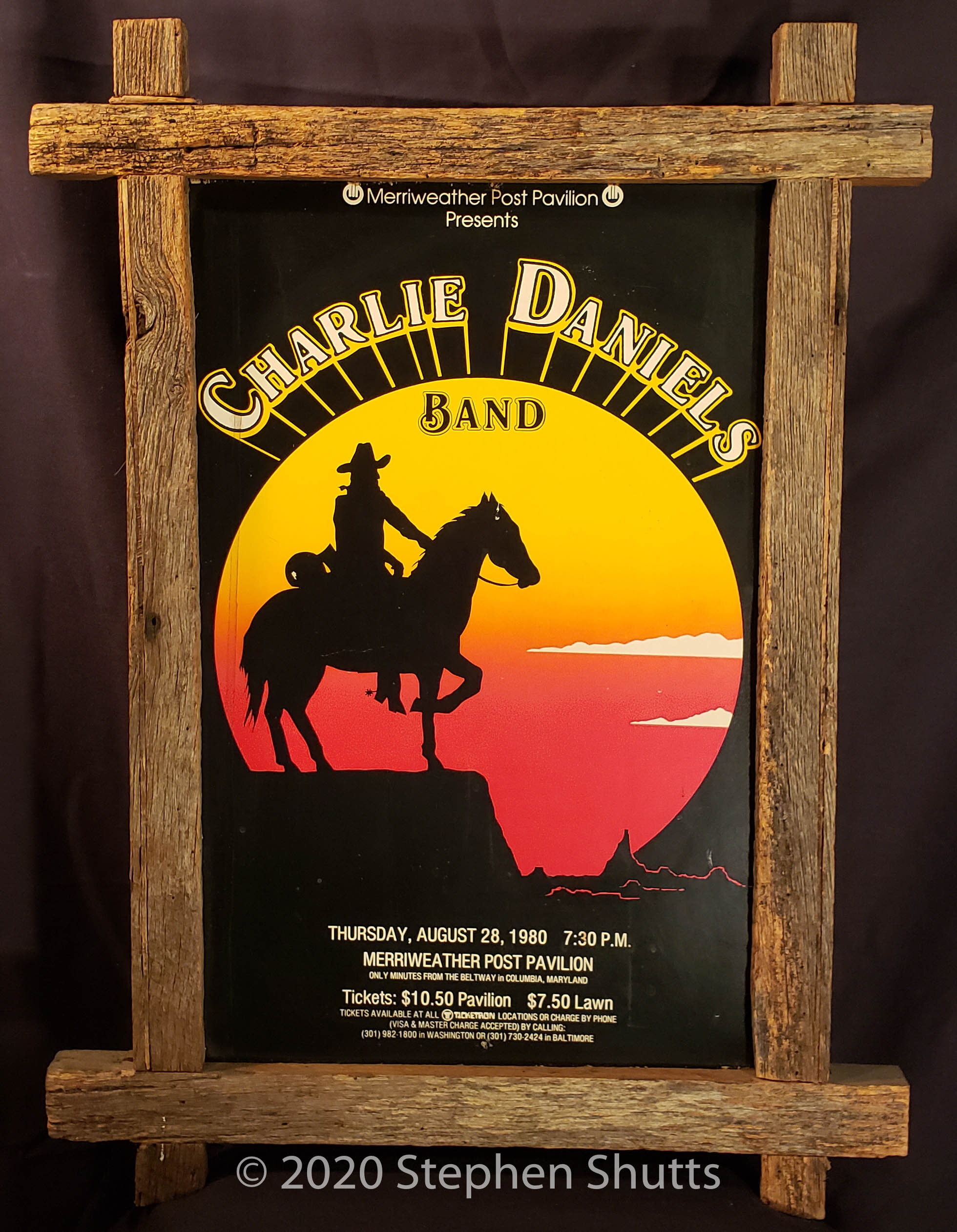 SOLD - Original Appearance Framed Poster