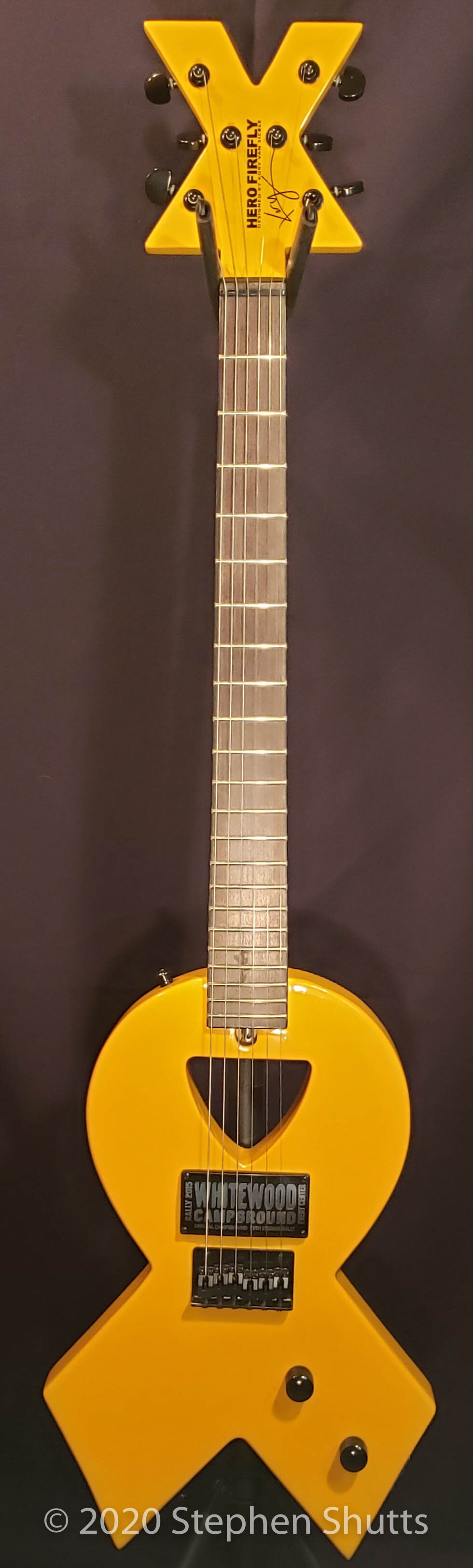 SOLD - Unique Charity Guitar