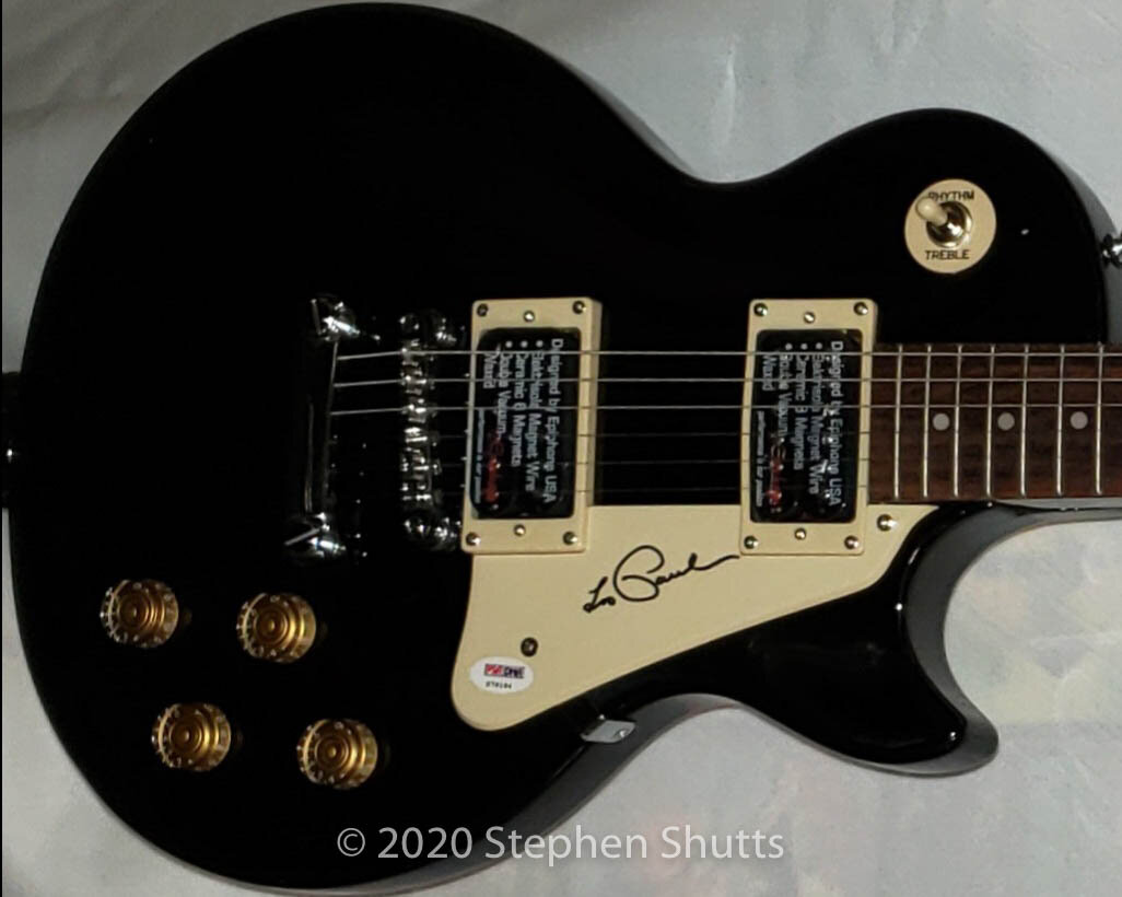 SOLD - Les Paul Autographed Guitar