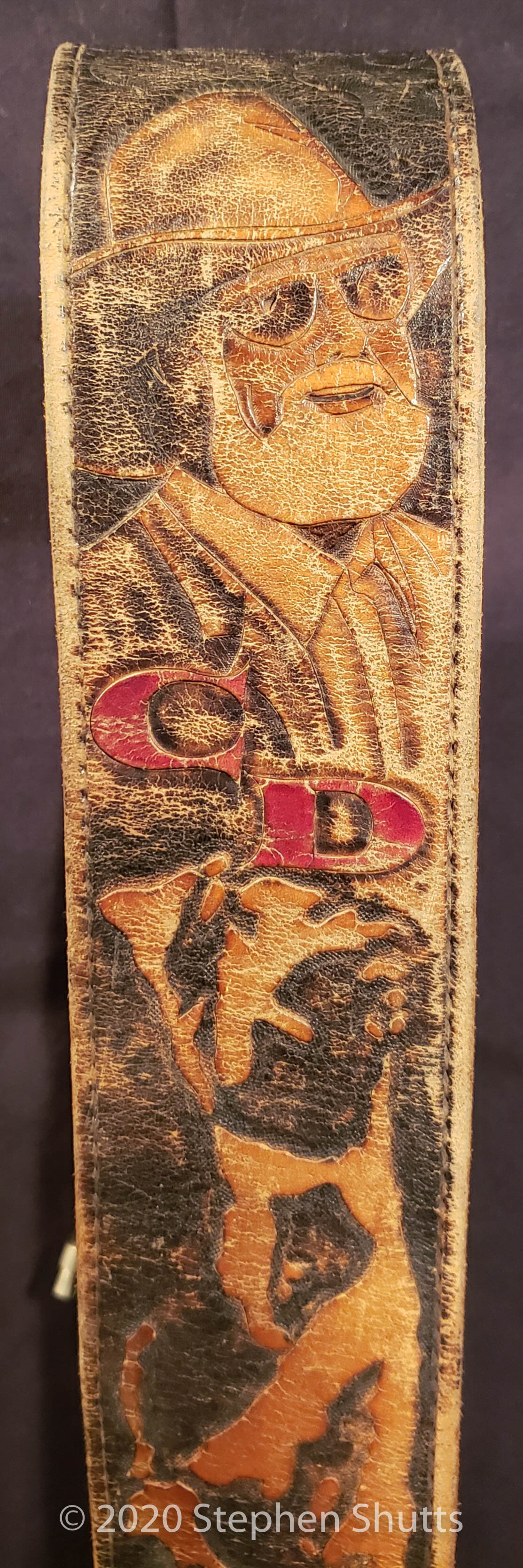 SOLD - 1980's Personal Guitar Strap