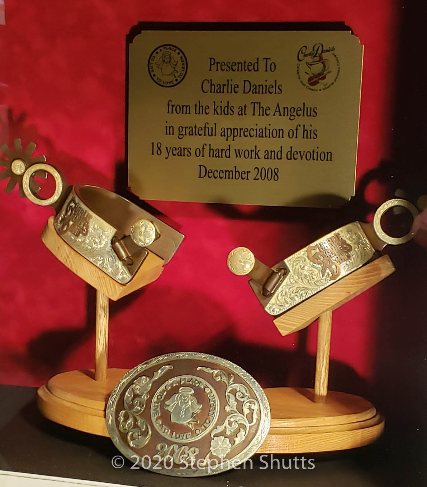 SOLD - Gifted Presentation Buckle and Spurs