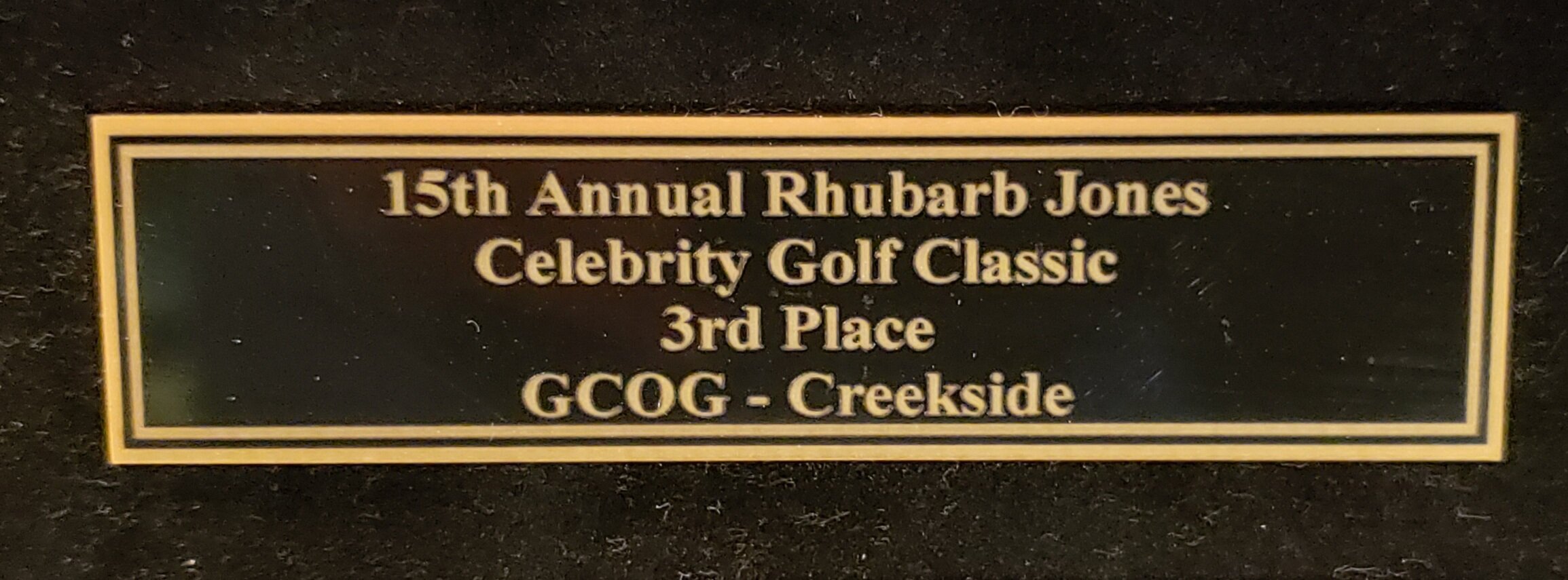 SOLD - Rhubarb Jones Autographed Flag