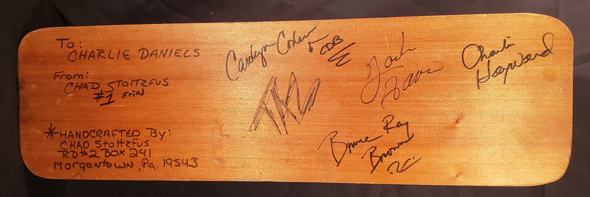 SOLD - Renegade Tour Wooden Sign
