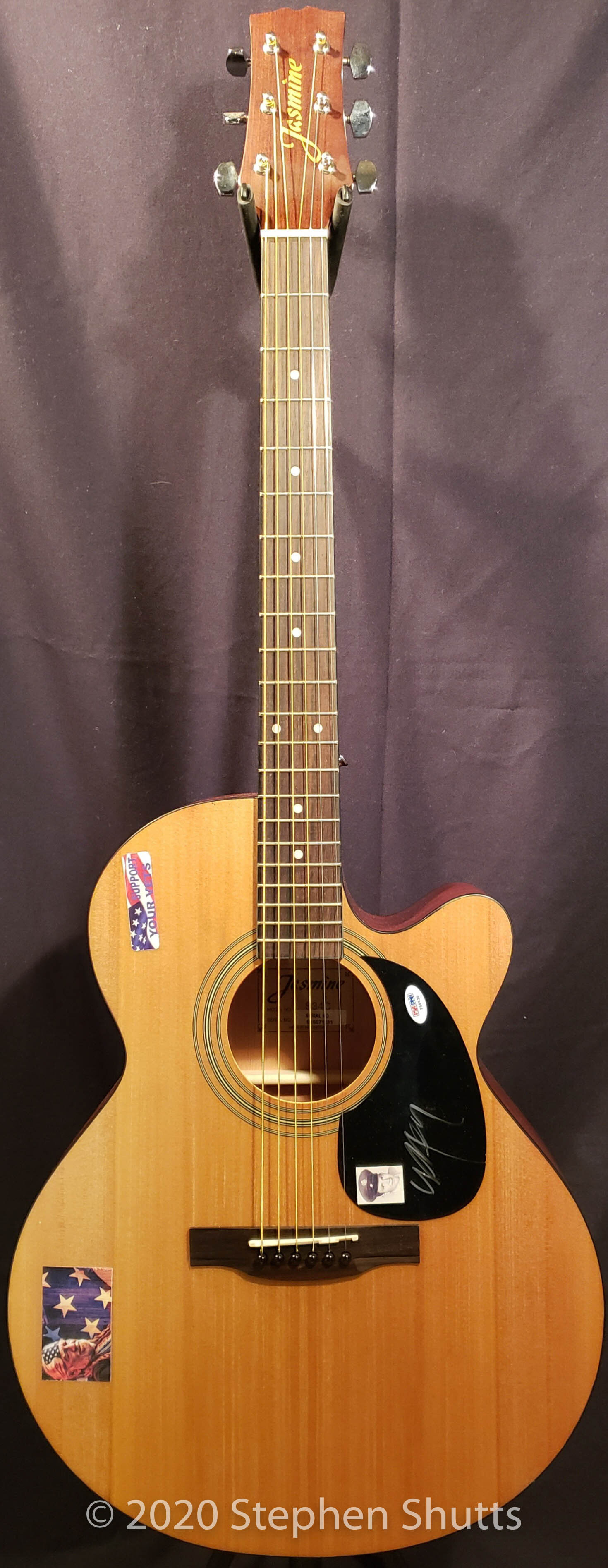 SOLD - Willie Nelson Autographed Guitar