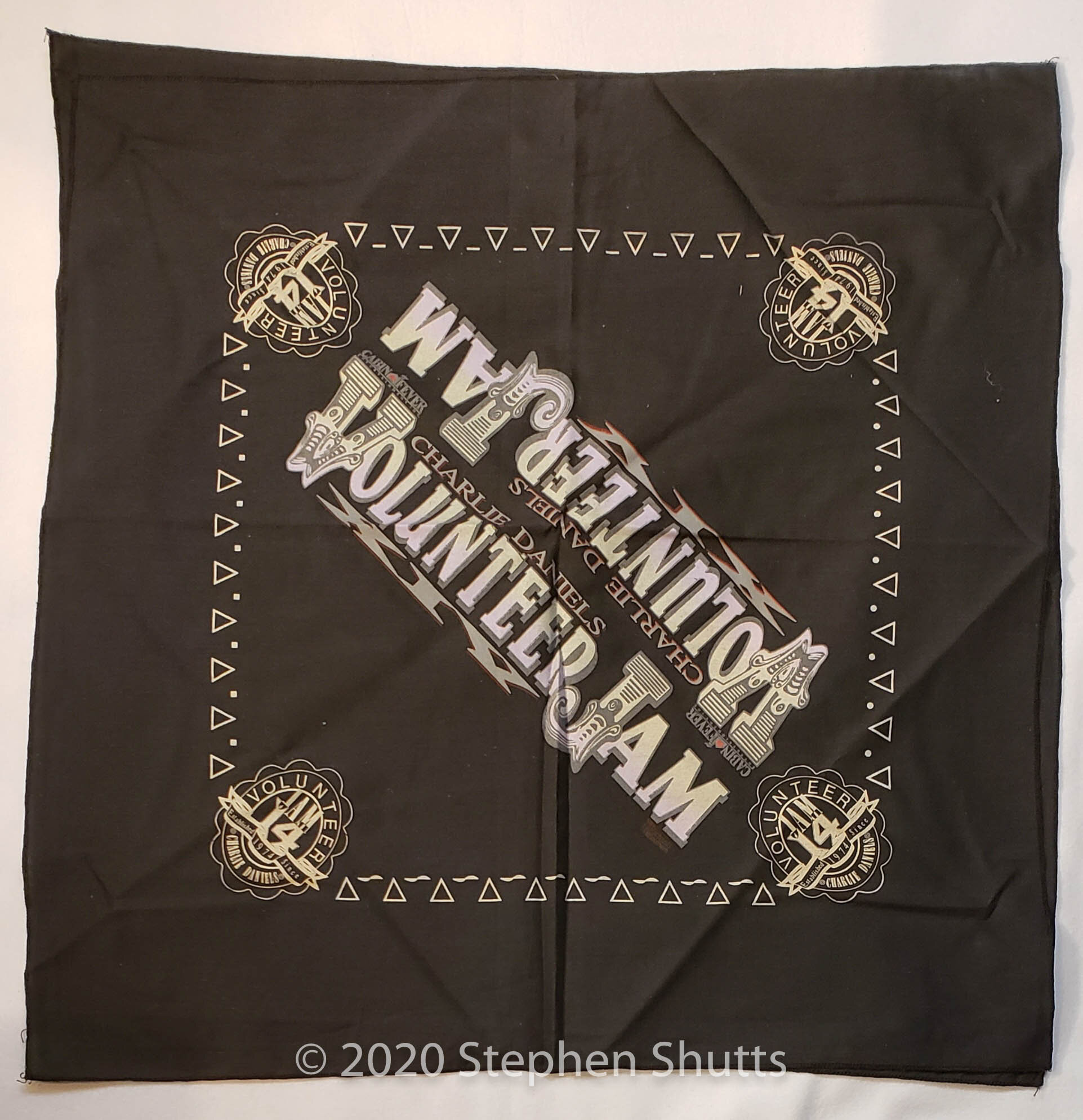 SOLD - Charlie Daniels Vintage Bandana