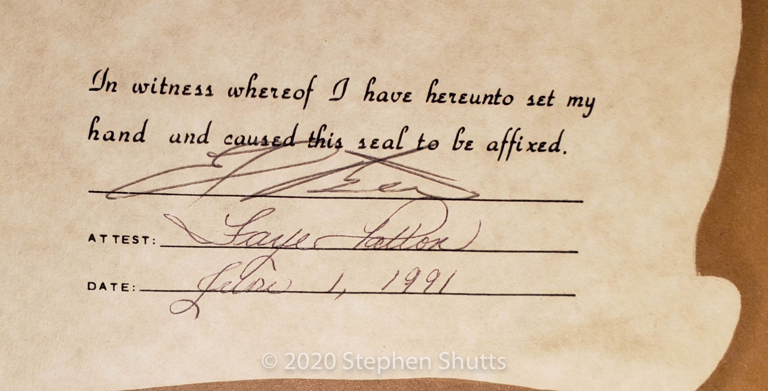 SOLD - Mt. Juliet Proclamation Plaque