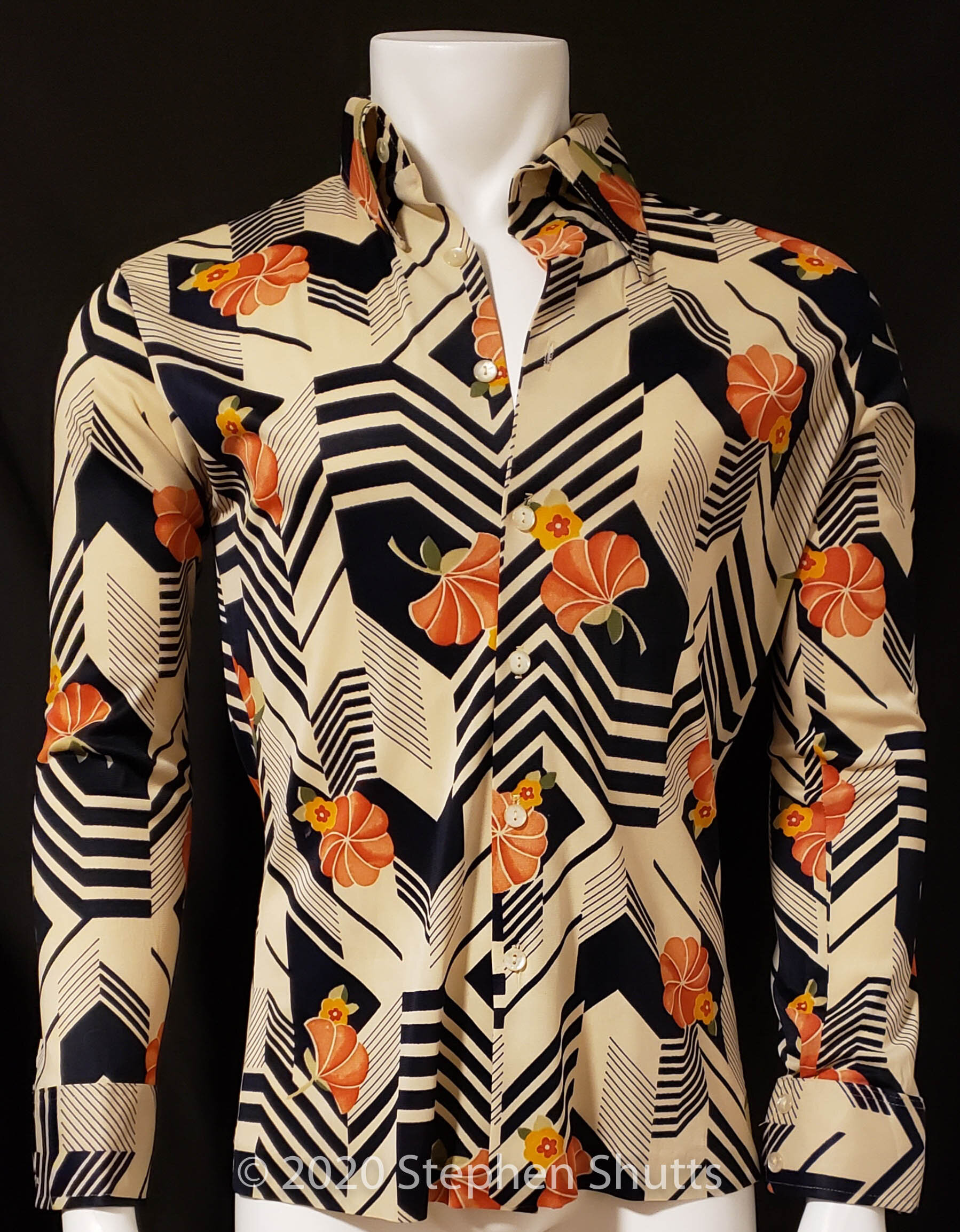SOLD - Flamboyant Long Sleeve Shirt