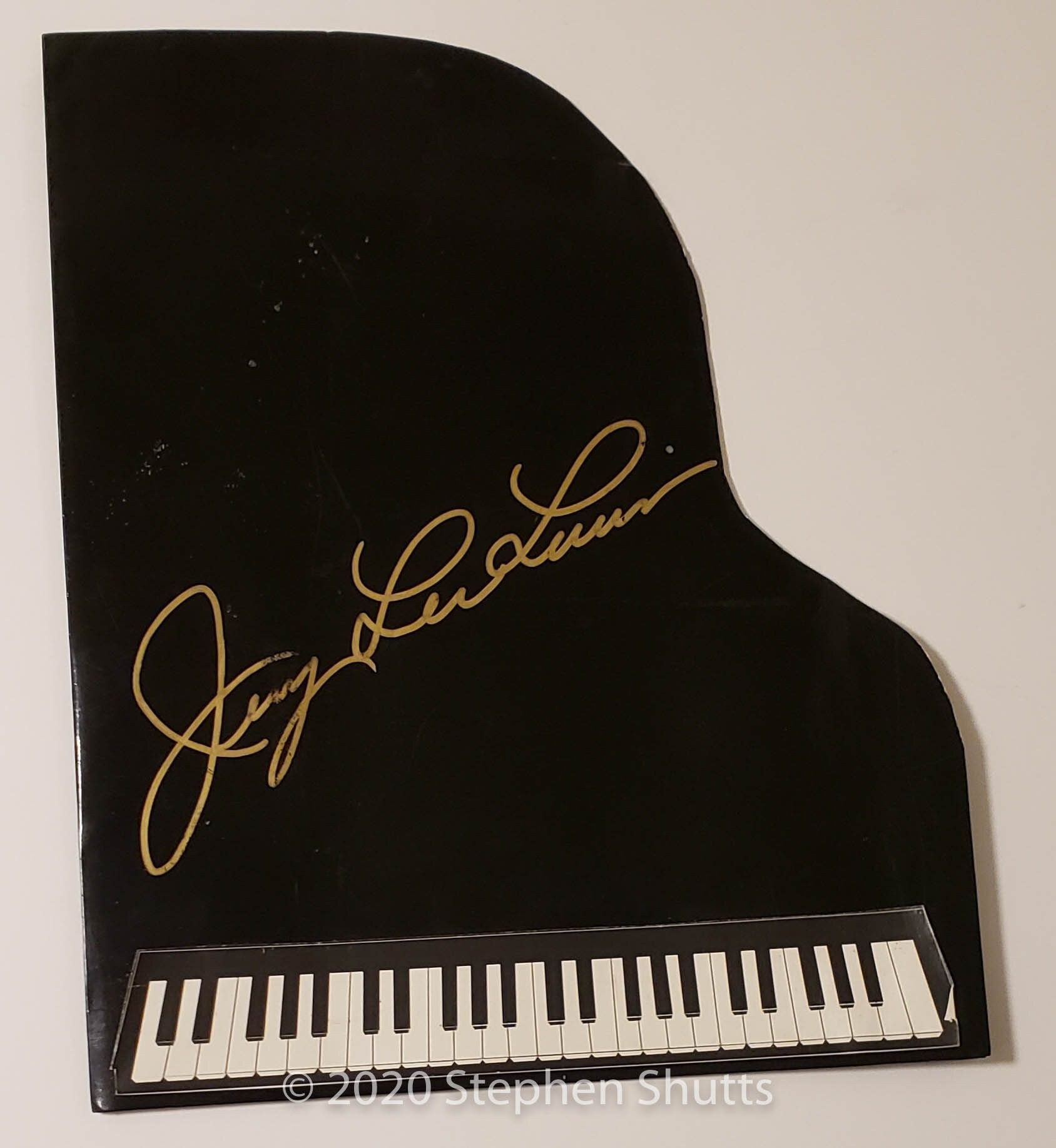 SOLD - Piano Shaped Folder