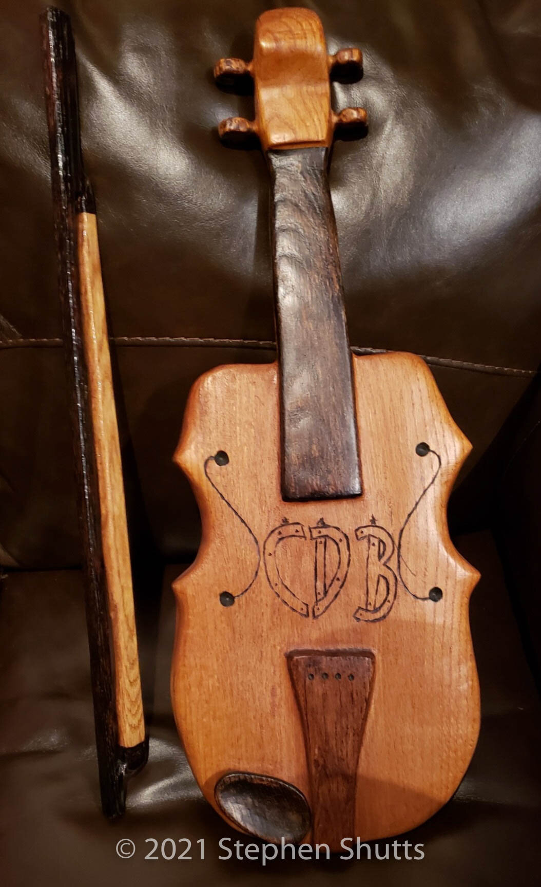 SOLD - Fan Made Fiddle and Bow