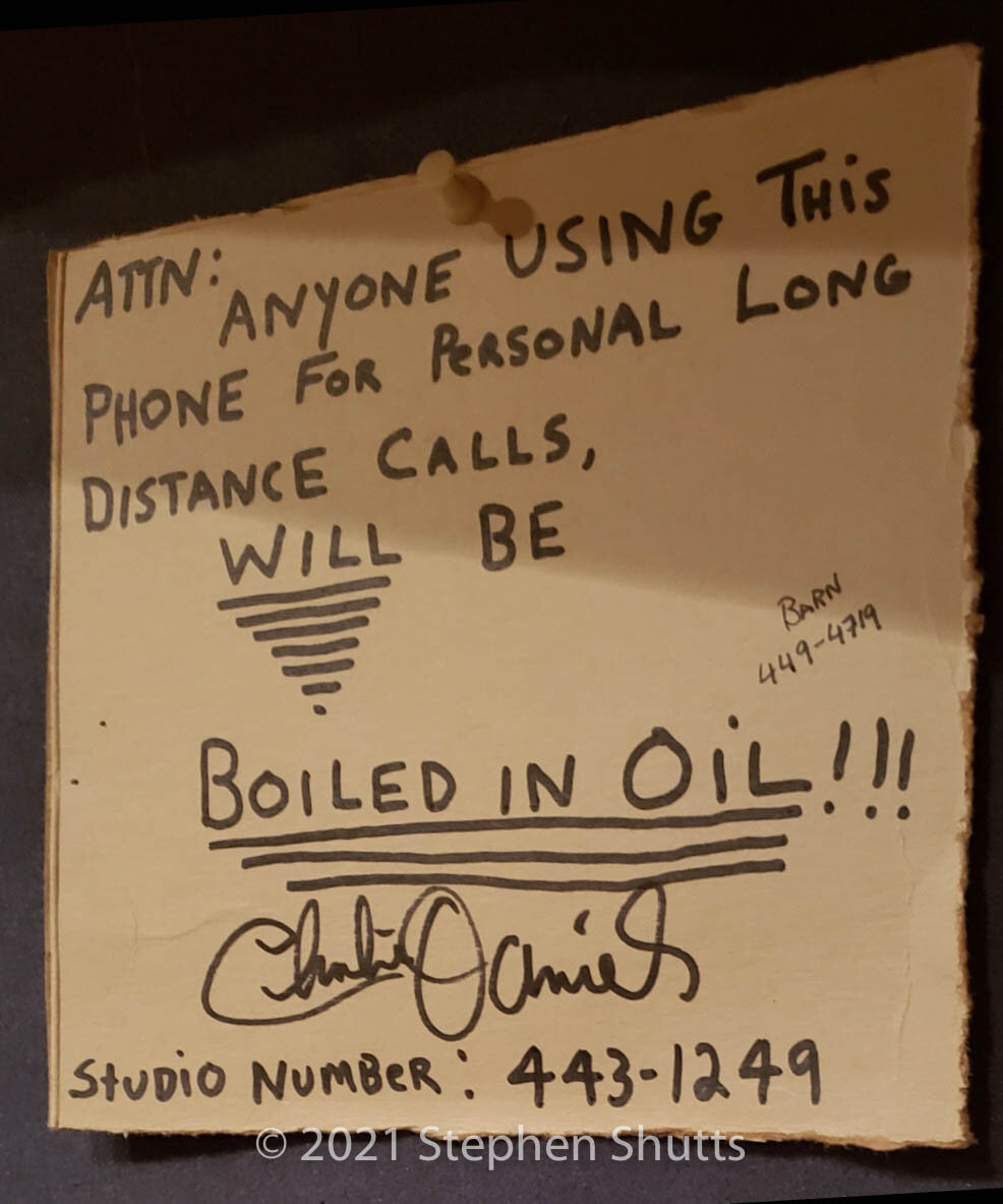 SOLD - Twin Pines Studio Phone Sign 