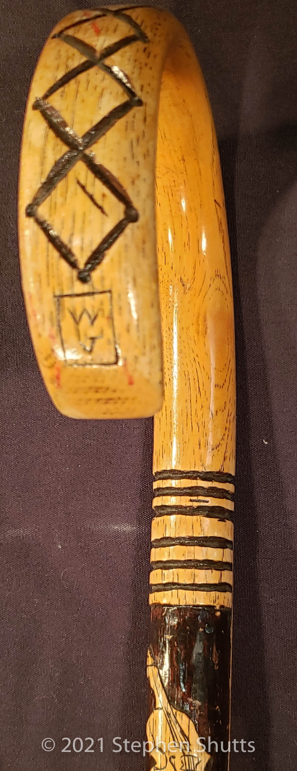 SOLD - Charlie Daniels Walking Stick