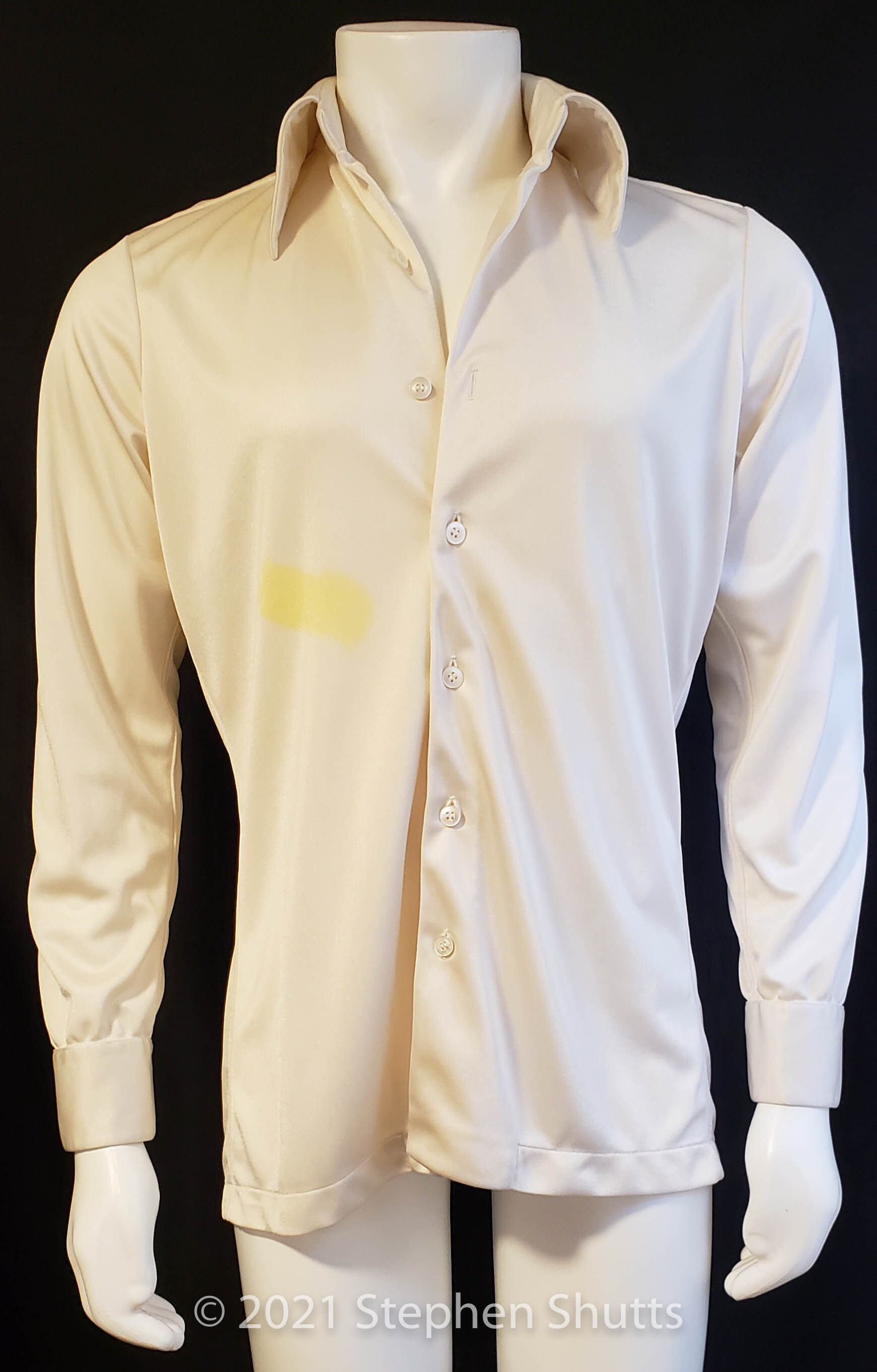 SOLD - Custom White Button Shirt