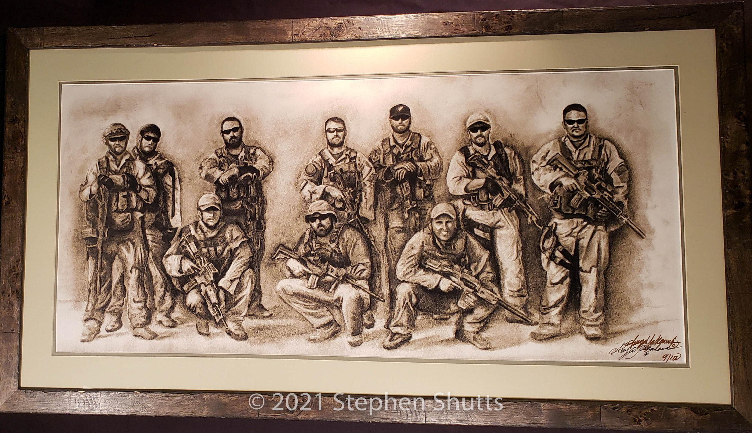 SOLD - Military / Soldier Sketch