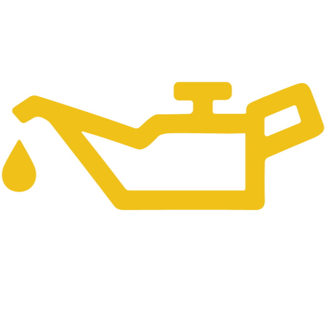 graphic of oil light in car to suggest massage oil comparing dads to vehicles.